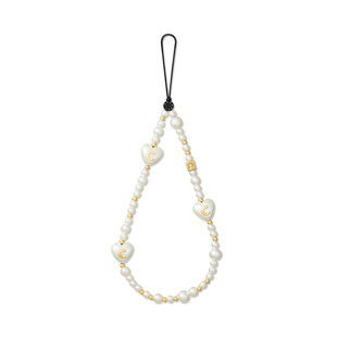 CASETiFY爱心珠饰手机挂链时尚串珠件百搭多功能腕绳带吊饰品潮牌