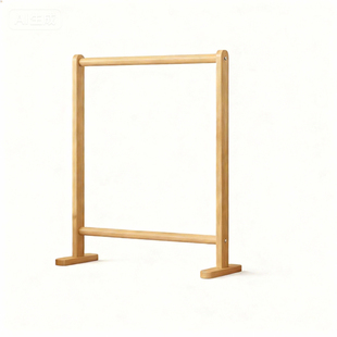 小型衣帽架实木儿童落地衣架房间挂衣服的架子不占地方的挂衣神器