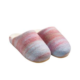朴西落霞棉拖鞋女款2025秋冬新款室内家居防滑毛绒舒适保暖拖鞋男