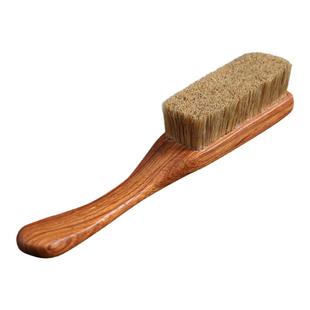 文玩刷子花梨木软硬猪鬃刷橄榄核桃金刚菩提玉石清理包浆上色工具