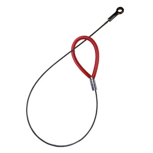 带拉环举升机保险拉绳安全绳拉线升降机配件不锈钢保险钢丝绳高昌