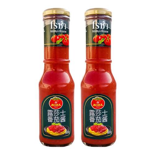露莎士泰国进口番茄沙司牛排披萨番茄酱300g*2瓶
