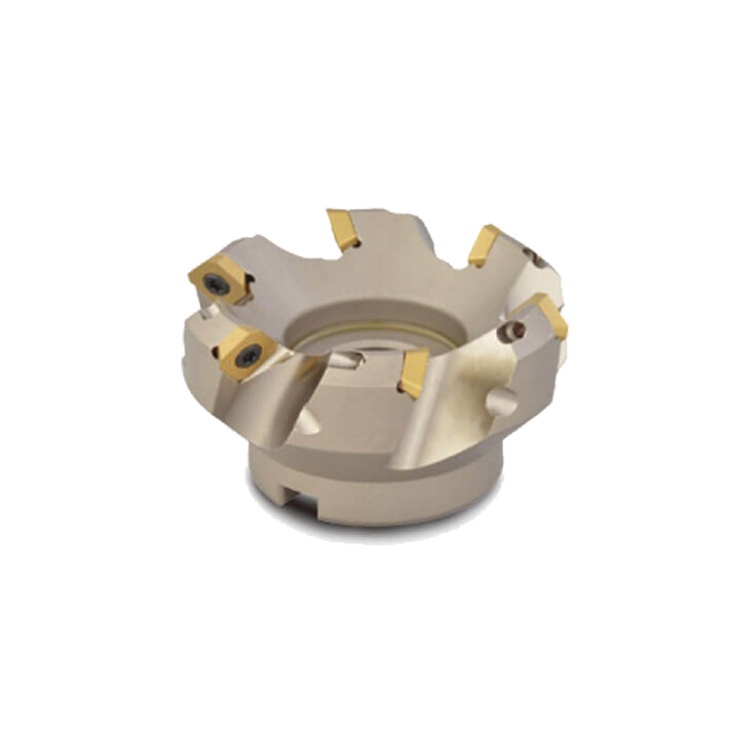 台湾安威80B-SE4R45-6T重切削数控CNC开粗飞面45°倒角平面铣刀盘