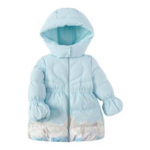 【艾莎IP】巴拉巴拉童装儿童羽绒服女童冬装外套上衣流行舒适保暖