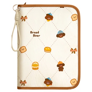 产检收纳册孕检收纳袋孕妇初期必备用品医院报告单孕期档案册带拉链产检本孕妈产检包检查资料记录册活页便携