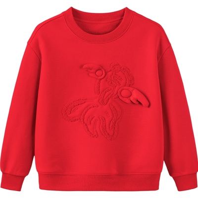 加绒保暖长袖上衣迷你巴拉巴拉