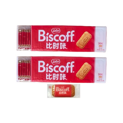 lotus比时咔和情焦糖饼干装饰