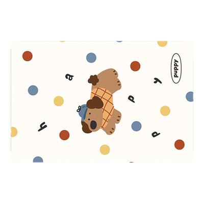 慢说方形小狗儿童房地毯房间免洗毛绒脚垫卧室床边地毯仿羊绒地垫