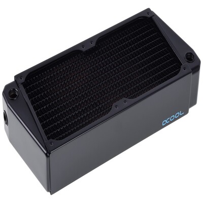 新款Alphacool全紫铜水冷排散热器X-FLOW 60厚 120/240/360/480mm
