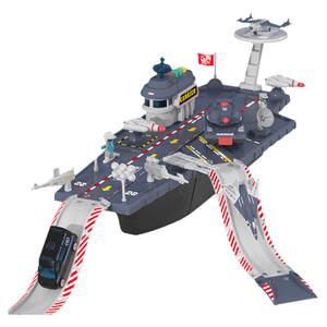 儿童大航空母舰玩具车战舰军舰汽车轮船模型益智男孩生日礼物3岁6