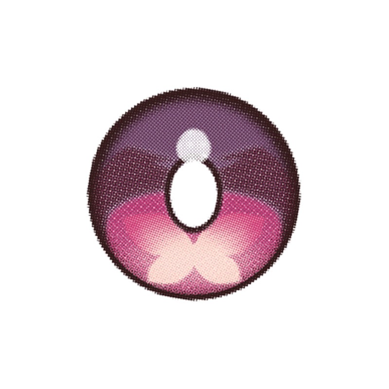 次元幻眸花火火花cos美瞳粉红色
