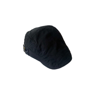 简约复古后现代艺术家黑色前进帽画家贝雷帽土酷女蹦迪帽鸭舌帽