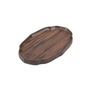 寻心中式胡桃木壶承茶托盘家用实木干泡台茶盘收纳木质茶台茶点盘