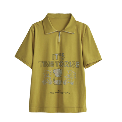 50多岁妈妈短袖T恤洋气小衫