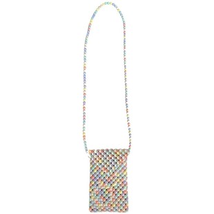 SummerEver 原创 纯手工彩豆珍珠迷你斜挎包口红包