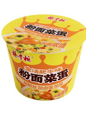 杨掌柜粉面菜蛋桶装泡面