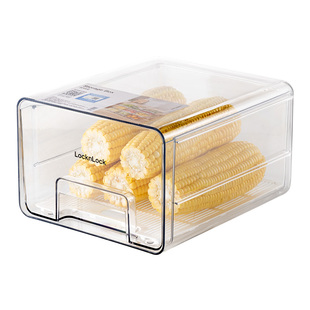 乐扣乐扣冰箱收纳盒抽屉式整理盒食品级保鲜盒水果装鸡蛋放置架