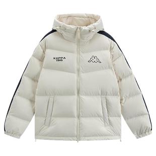 Kappa卡帕背靠背运动羽绒服男女款情侣2025新款冬季保暖防寒外套