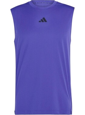 滔搏adidas阿迪达斯男子运动休闲舒适无袖T恤KV6623