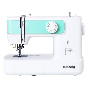 蝴蝶牌官方新款M51电动家用缝纫机小型多功能台式锁边自动穿线