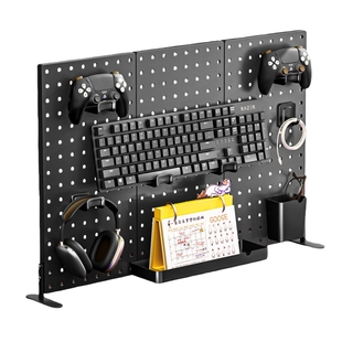 壁虎漫步桌面洞洞板置物架书架办公室桌面收纳架学生宿舍置物架子