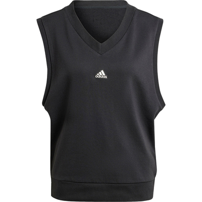 阿迪达斯女士宽松运动休闲背心