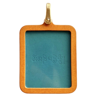 原创真皮唐卡外壳手工藏式随身轻质保护套双面护身复古小众定制