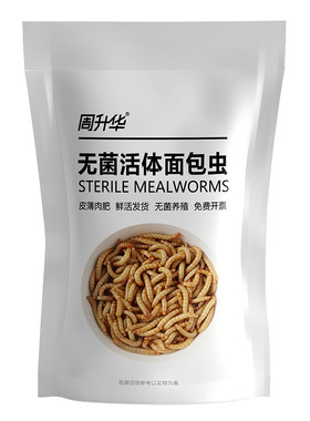 无菌活体面包黄粉虫饲料