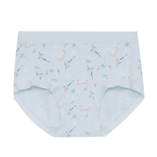 铜牛棉氨印花女三角裤 春夏内裤VC043