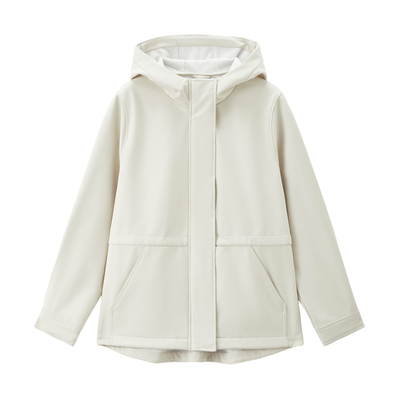 Giordano可收腰软壳外套连帽