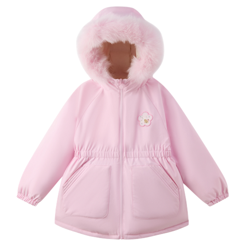 【双面穿四防】PawinPaw卡通小熊童装25年秋冬新款女童保暖羽绒服