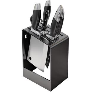 厨房刀架置物架壁挂刀具收纳筒台面款菜刀插刀架子消毒刀座放刀桶