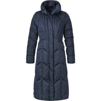 时尚立领收腰中长款加厚羽绒服