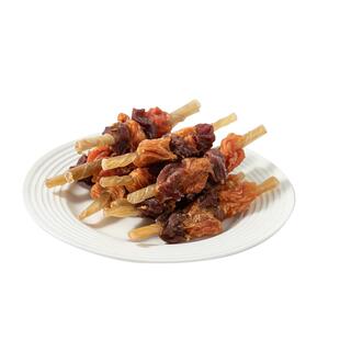 狗狗零食磨牙棒鸡鸭肉牛皮串大中小型犬宠物金毛泰迪耐咬洁齿零食