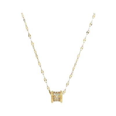 不掉色钛钢项链女百搭高级感