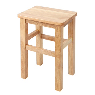 实木方凳子简约实用木板凳四方凳餐厅饭桌学校木凳成人高脚椅子