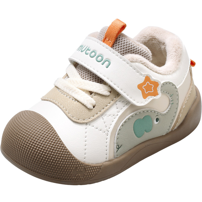 【吉象如意】牧童婴儿步前鞋2025冬季新款男宝宝鞋子加绒女童棉鞋