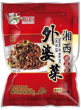 【甄选】聪厨湘西外婆菜250g湖南正宗开味下饭菜咸菜开胃菜熟食江
