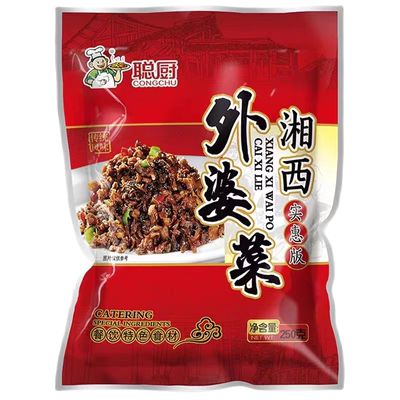 聪厨湘西外婆菜250g湖南正宗