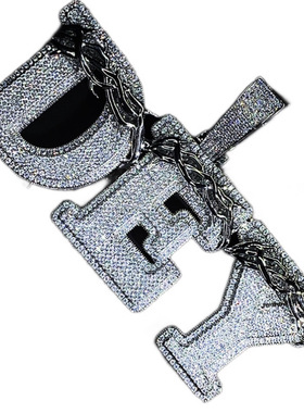 Mr.Bling定制大荆棘皇冠字母吊坠