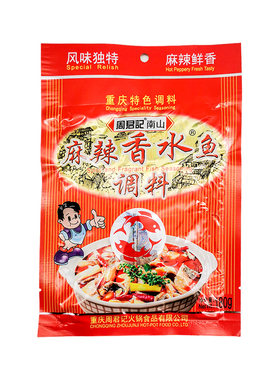 周君记多用途麻辣香水鱼调料180g