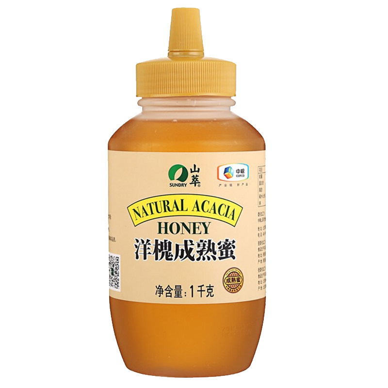 中粮山萃洋槐成熟蜜瓶装1000g