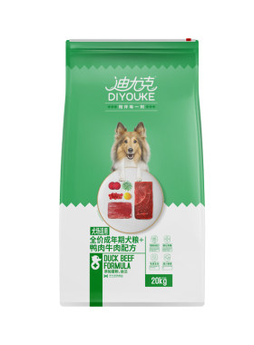 迪尤克狗粮成犬专用通用型40斤