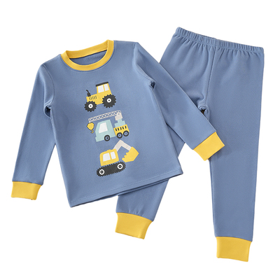 儿童秋衣秋裤男童纯棉内衣套装