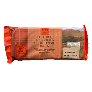 4盒包邮英国MS玛莎allbutter苏格兰牛油黄油曲奇手指饼干马莎