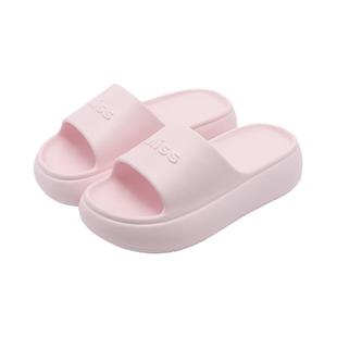 MINISO春夏松糕厚底拖鞋小个子女生增高逛街舒适平稳拖鞋时尚凉拖