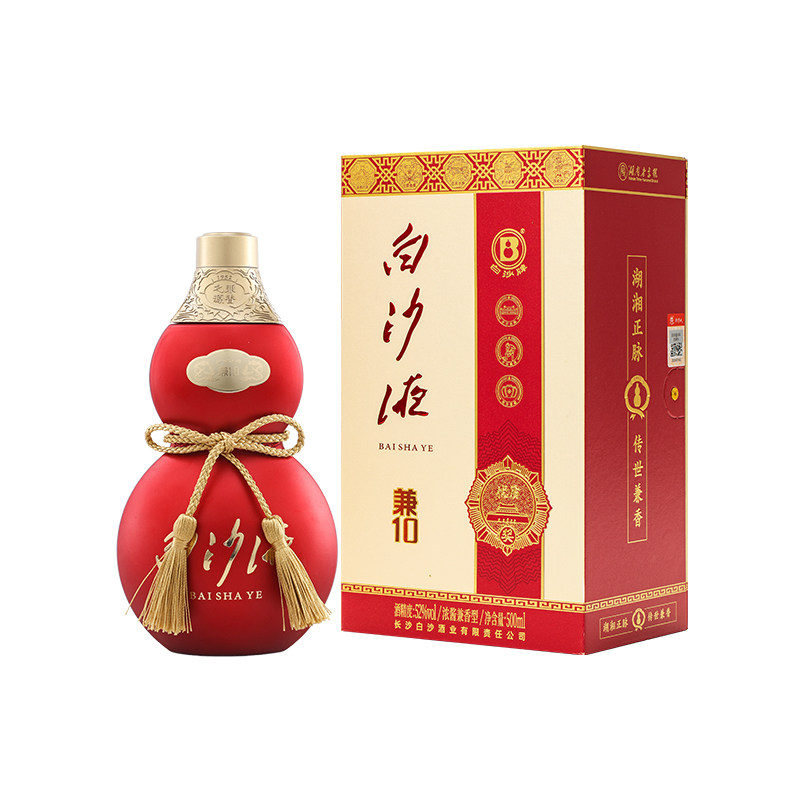 白沙液兼10浓酱兼香型白酒整箱