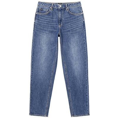 Lee舒适锥形中深蓝女牛仔裤