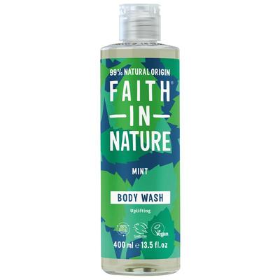 FaithInNature信仰自然薄荷清凉舒爽深层清洁控油嫩肤沐浴露400ml