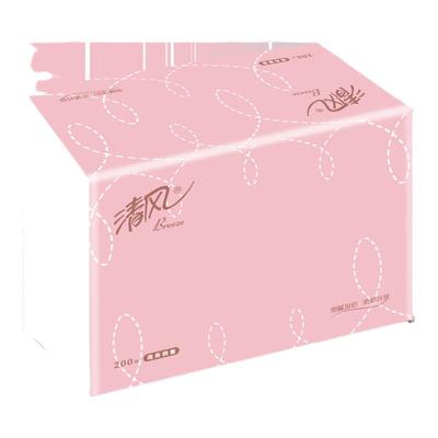 清风200抽2层200抽大容量抽纸